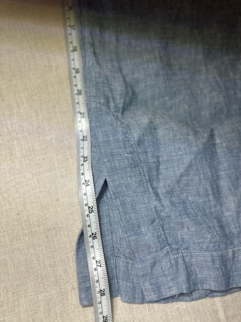 Athleta Light Blue Line Elastic Waist Wide Leg Pants Women’s Size 8 #summer - Picture 7 of 8